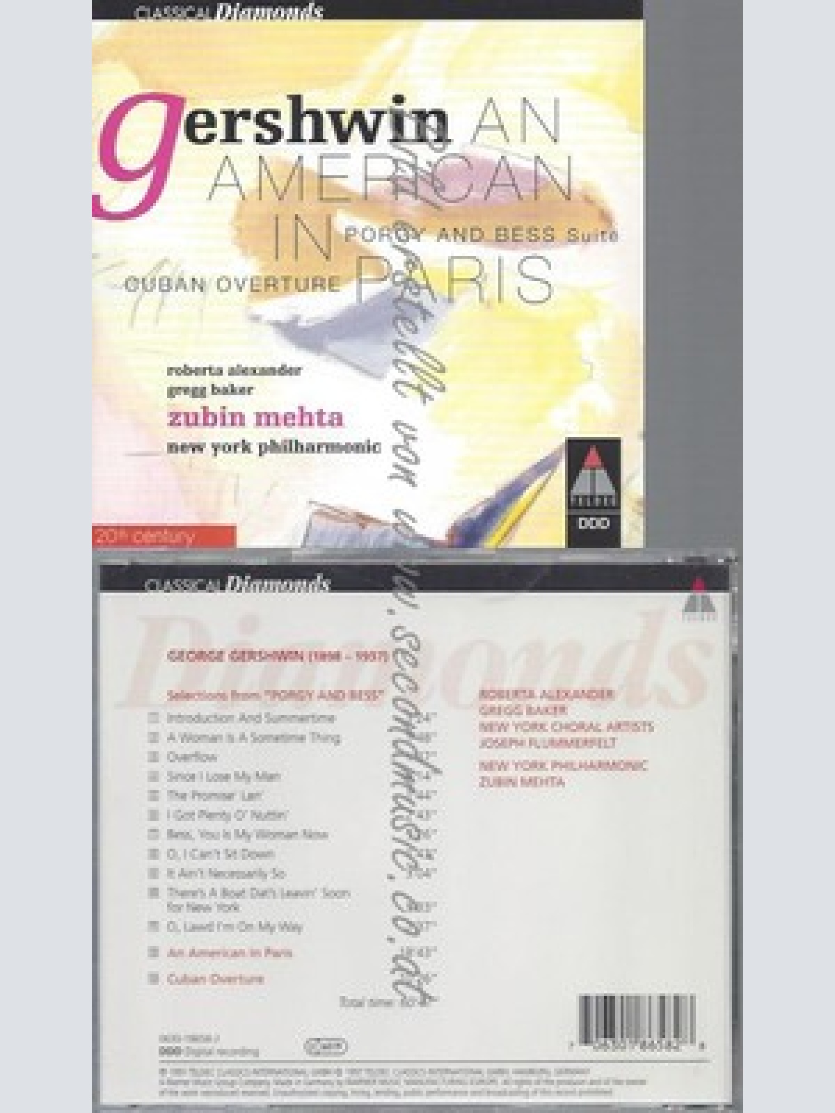 CD--ZUBIN MEHTA, NYPO UND GEORGE GERSHWIN -- -- -- EIN AMERIKANER IN PARIS