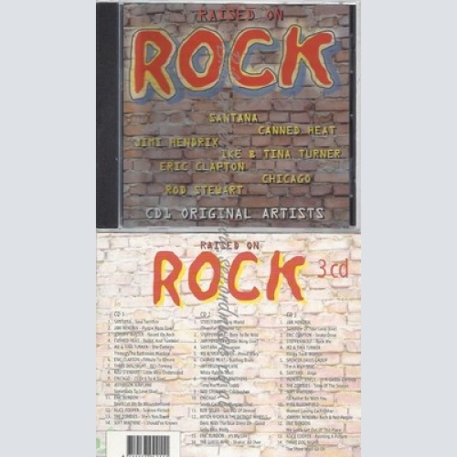 CD--VARIOUS UND CANNED HEAT--RAISED ON ROCK -DIESER TITEL ENTHÄLT RE-RECORDINGS-