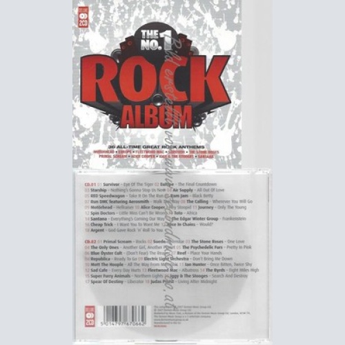 CD--VARIOUS--THE NO.1 ROCK ALBUM | DOPPEL-CD