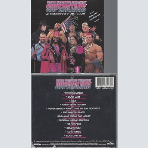 CD--WWF SUPERSTARS -- -- WRESTLEMANIA-THE ALBUM