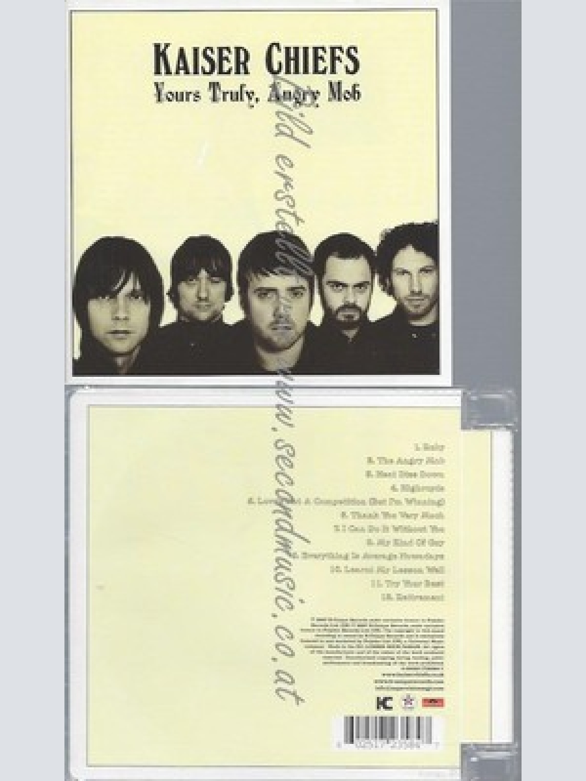 CD--KAISER CHIEFS -- -- YOURS TRULY, ANGRY MOB
