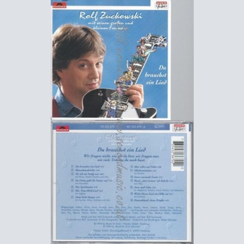 CD--ROLF ZUCKOWSKI -- -- DU BRAUCHST EIN LIED