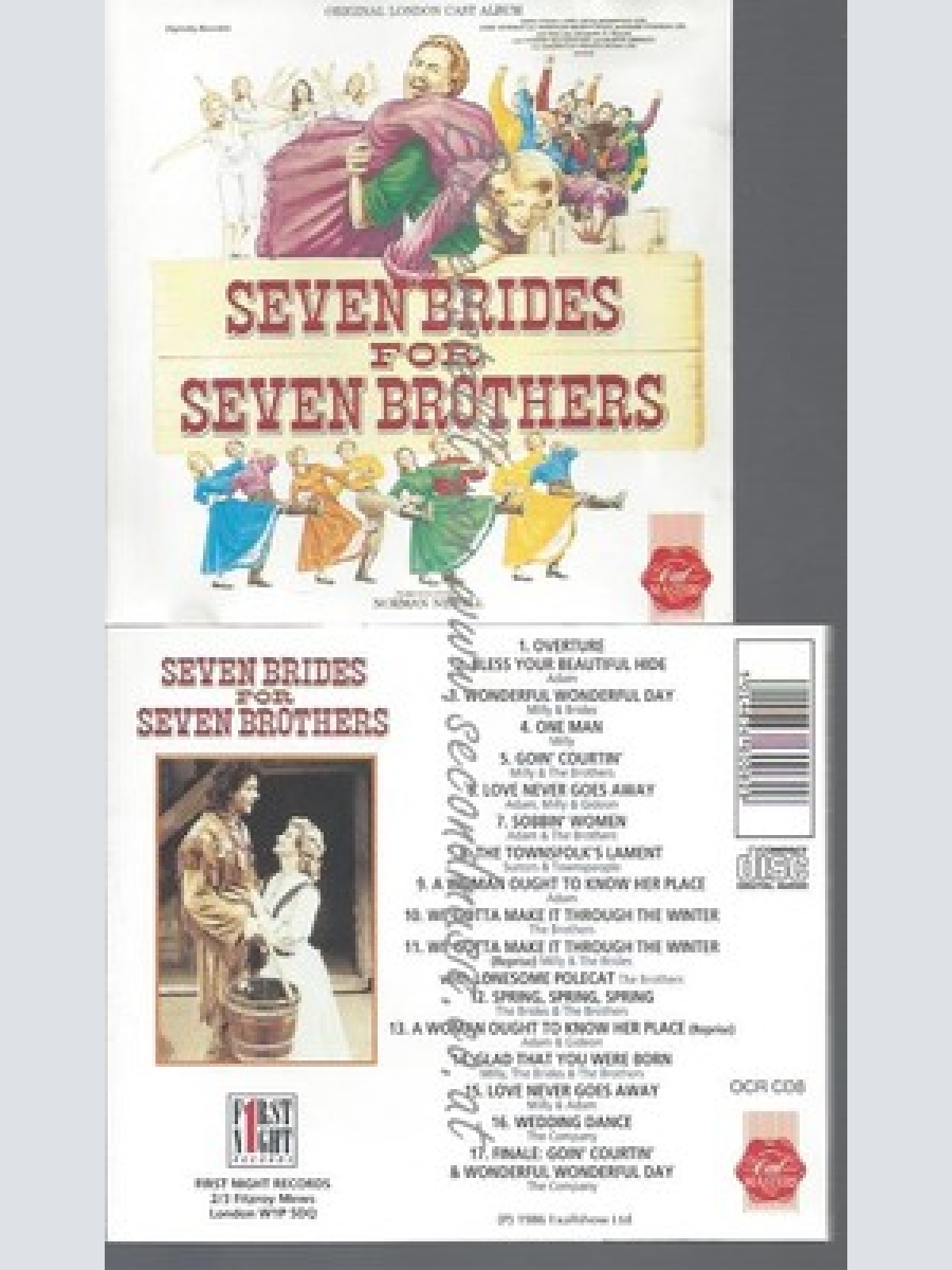 CD--ORIGINAL LONDON CAST ALBUM- -- SEVEN BRIDES FOR SEVEN BROTHERS