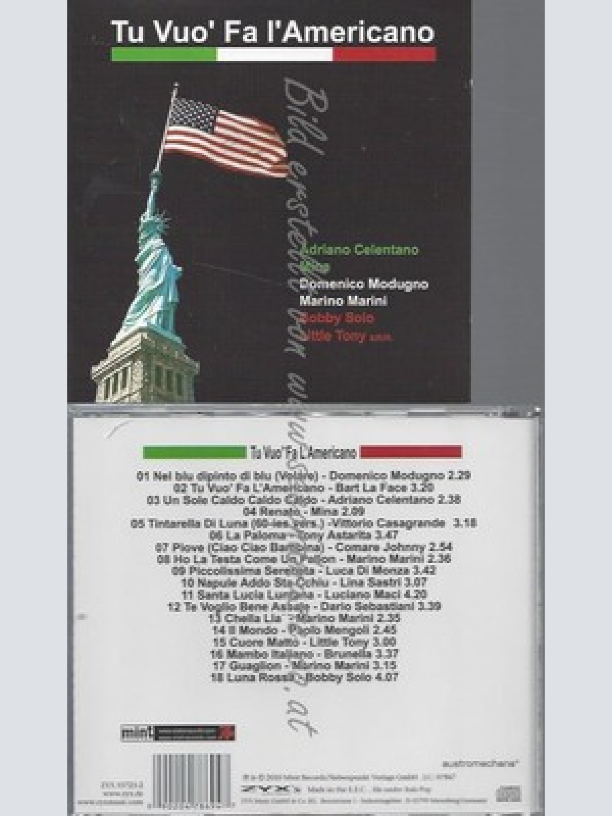 CD--VARIOUS -- -- TU VUO'FA'L'AMERICANO