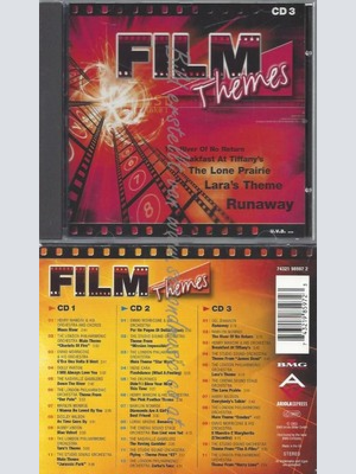 CD--VARIOUS ARTISTS -- FILMHITS -- 3 CD BOX