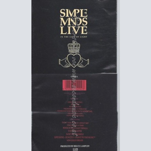 CD--SIMPLE MINDS -- -- IN THE CITY OF LIGHT -- 2 CD