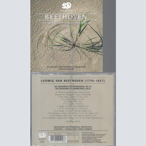 CD--ROCHESTER PHILHARMONIC ORCHESTRA,--DIE GESCHOEPFE DES PROMETEUS OP.43