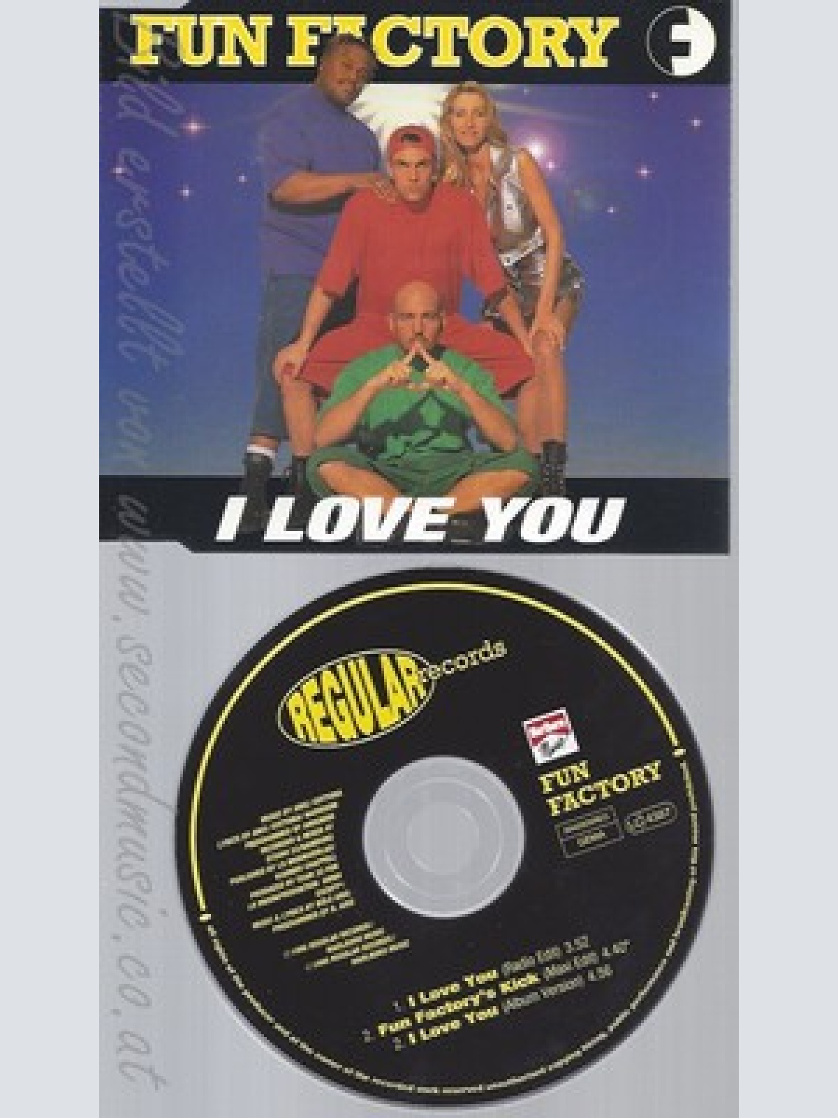 CD--FUN FACTORY -  - - SINGLE -- I LOVE YOU