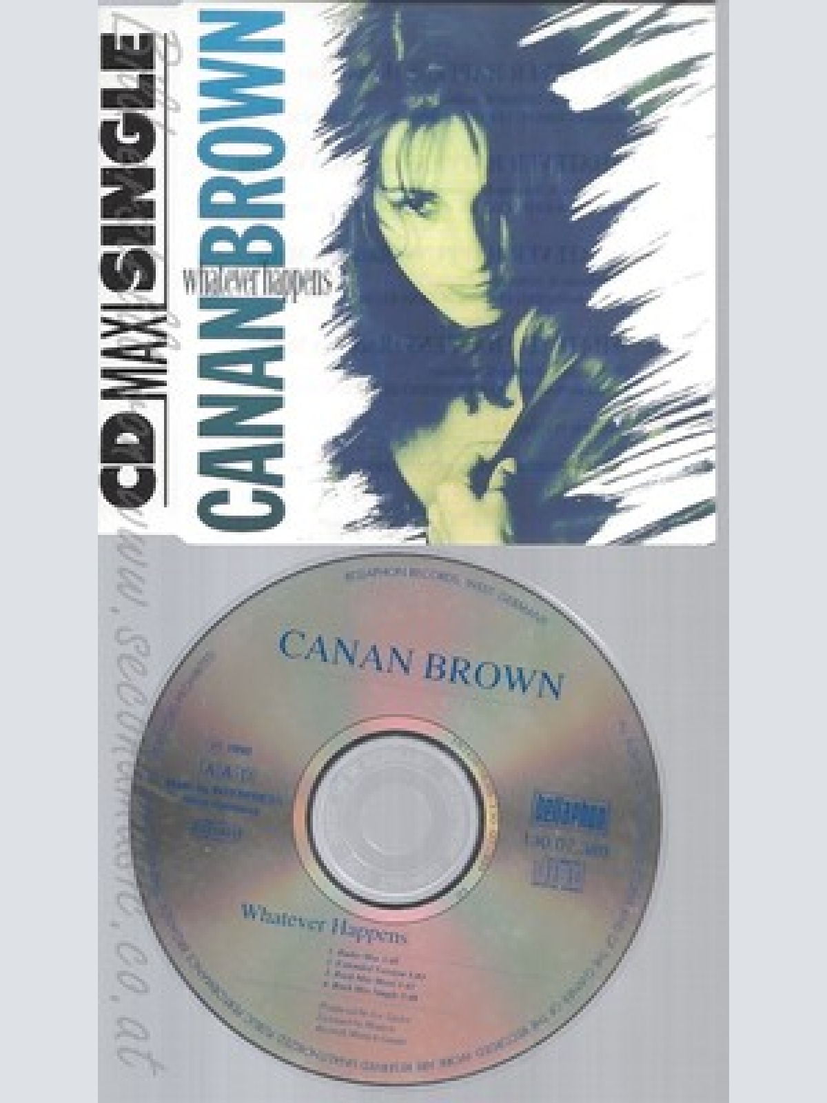 CD--CANAN BROWN -  - - SINGLE -- WHATEVER HAPPENS -4 VERSIONS,   -