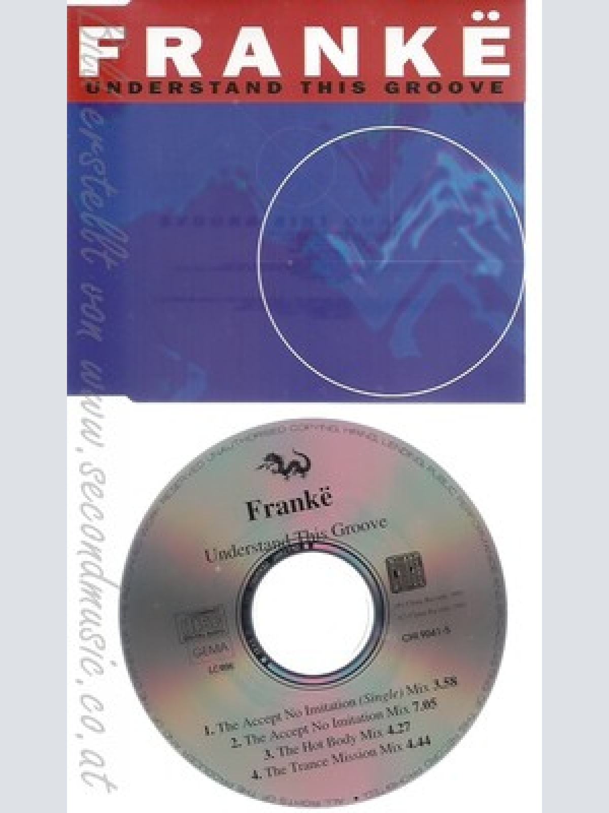CD--FRANKE - SINGLE -- UNDERSTAND THIS GROOVE -4 VERSIONS,   -