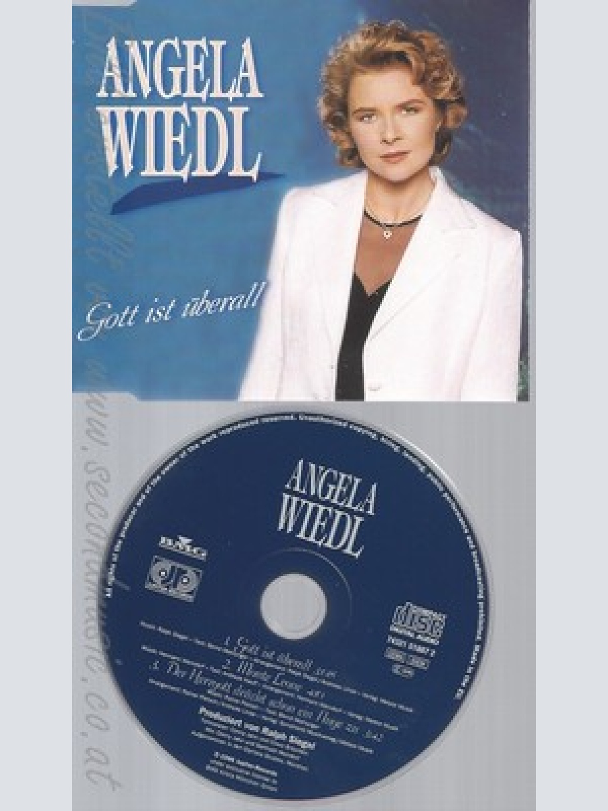 CD--ANGELA WIEDL -- - SINGLE -- GOTT IST UEBERALL