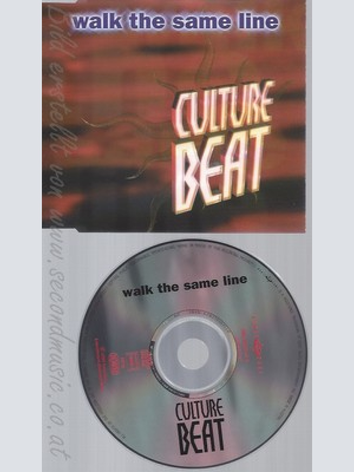 CD--CULTURE BEAT - - - SINGLE -- WALK THE SAME LINE -