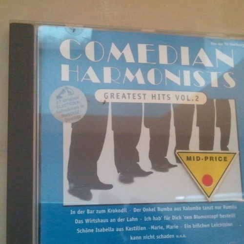 CD--COMEDIAN HARMONISTS--GREATEST HITS VOL 2-ALBUM