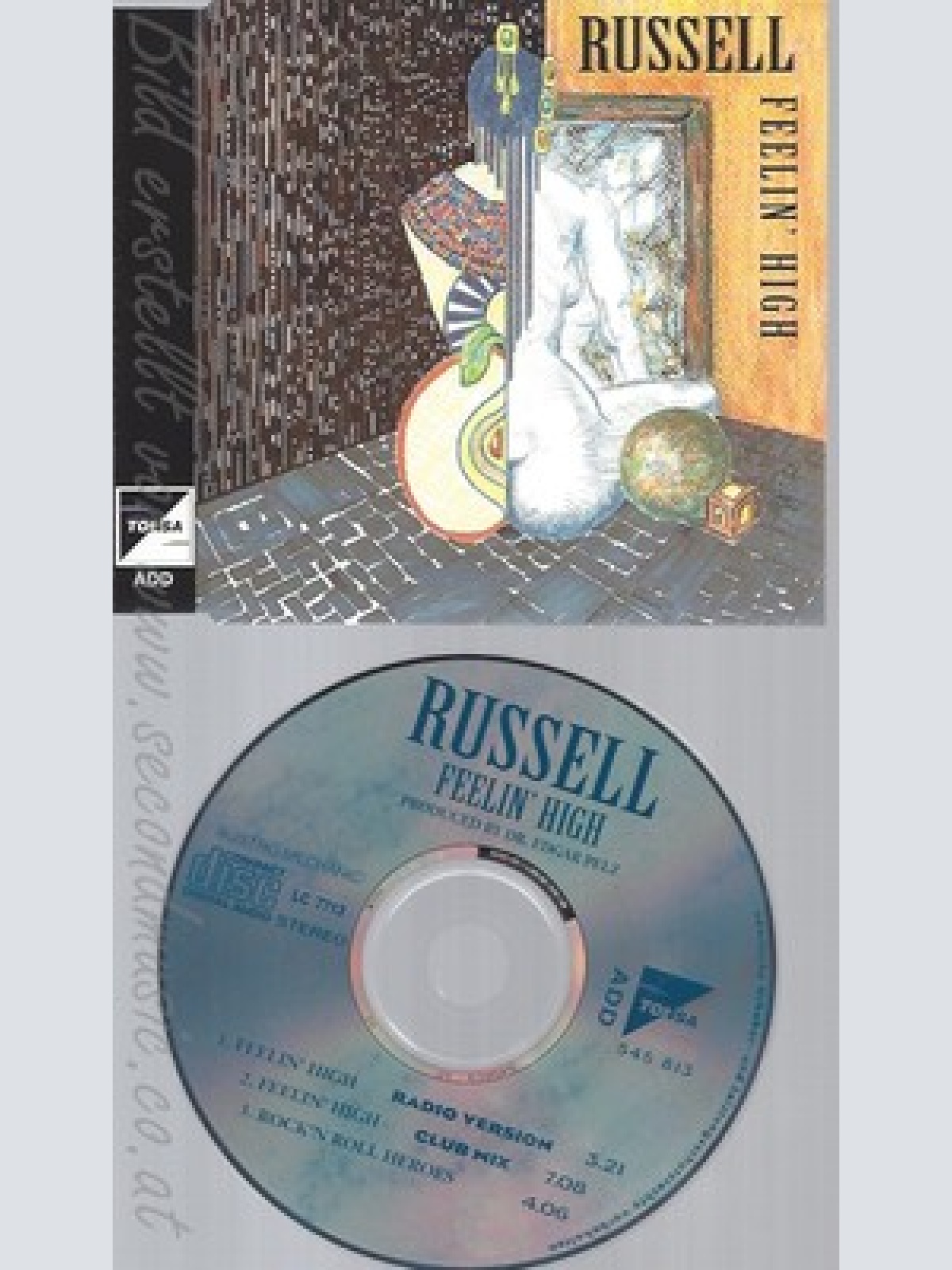 CD--RUSSELL - SINGLE -- FEELIN' HIGH -INCL. 2 VERSIONS-