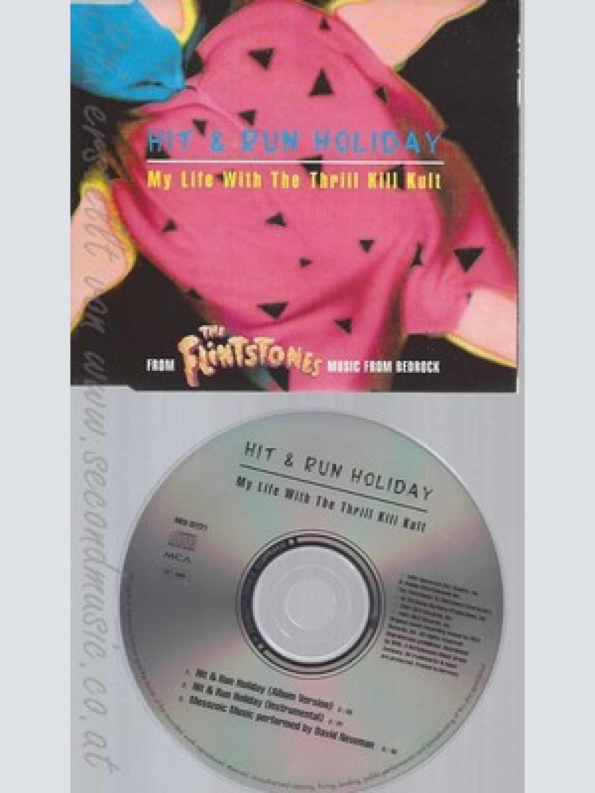 CD--MY LIFE WITH THE THRILL KILL K -1994- - SINGLE -- HIT & RUN HOLIDAY