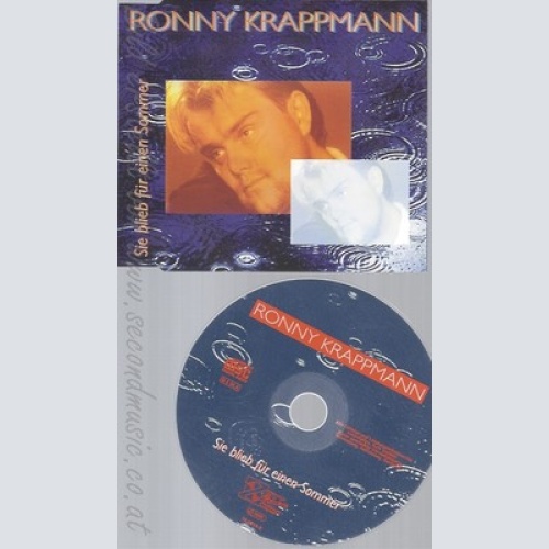CD--RONNY KRAPPMANN -  - - SINGLE -- SIE BLIEB FUER EINEN SOMMER