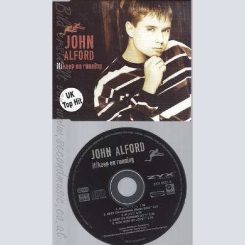 CD--KEEP ON RUNNING / JOHN ALFORD - - - SINGLE -- IF