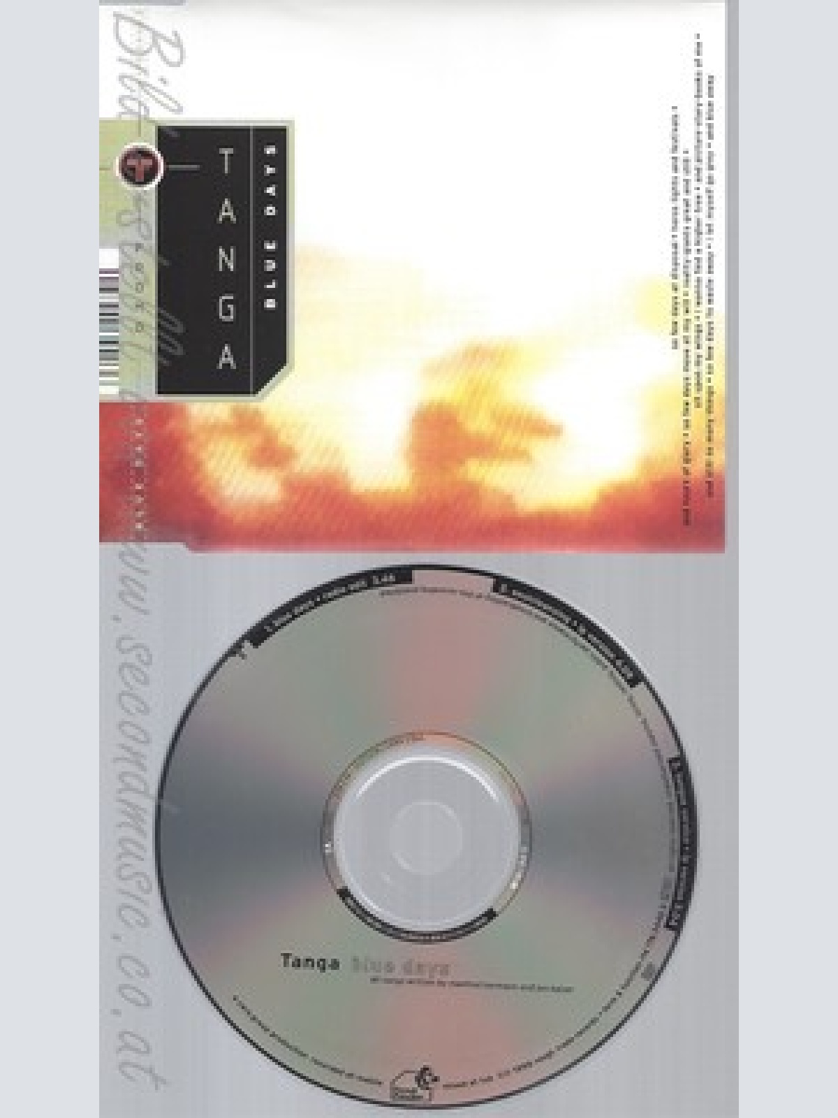 CD--TANGA - SINGLE -- BLUE DAYS