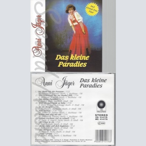 CD--ANNI JÄGER -- DAS KLEINE PARADIES