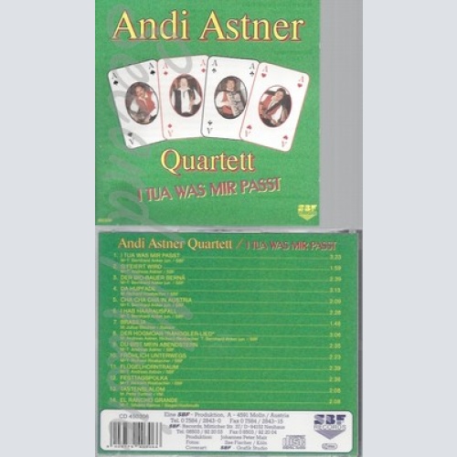 CD--ANDI QUARTETT--I TUA WAS MIR PASST