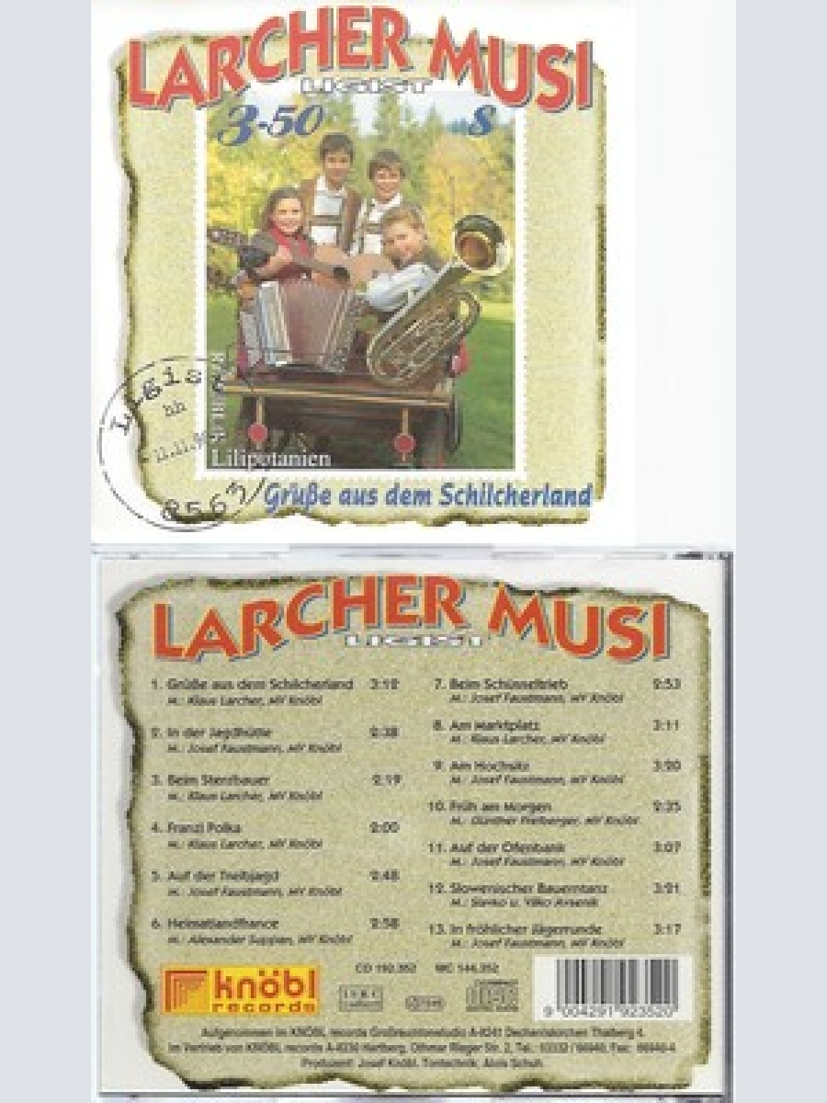 CD--LARCHER MUSI LIGIST -- GRÜSSE AUS DEM SCHILCHERLAND
