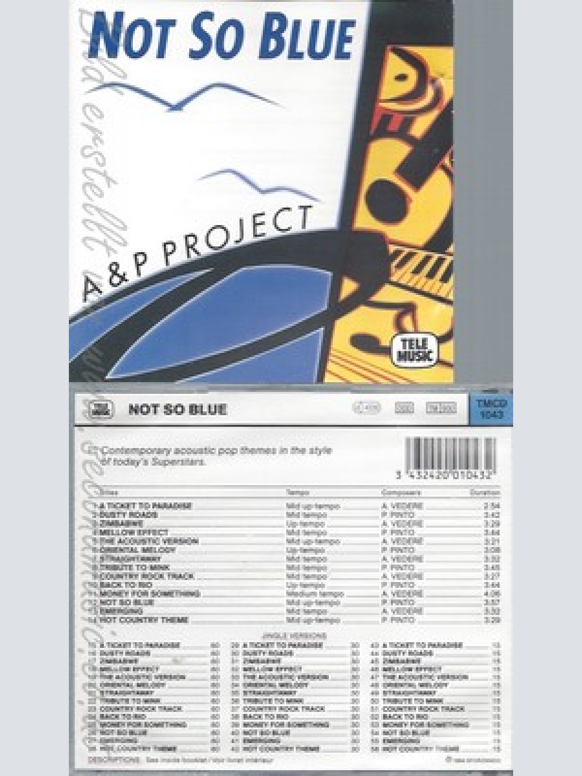 CD--A & P PROJECT--Not So Blue
