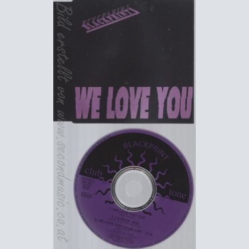 CD--BLACKPRINT - SINGLE -- WE LOVE YOU -ROLLING STONES-
