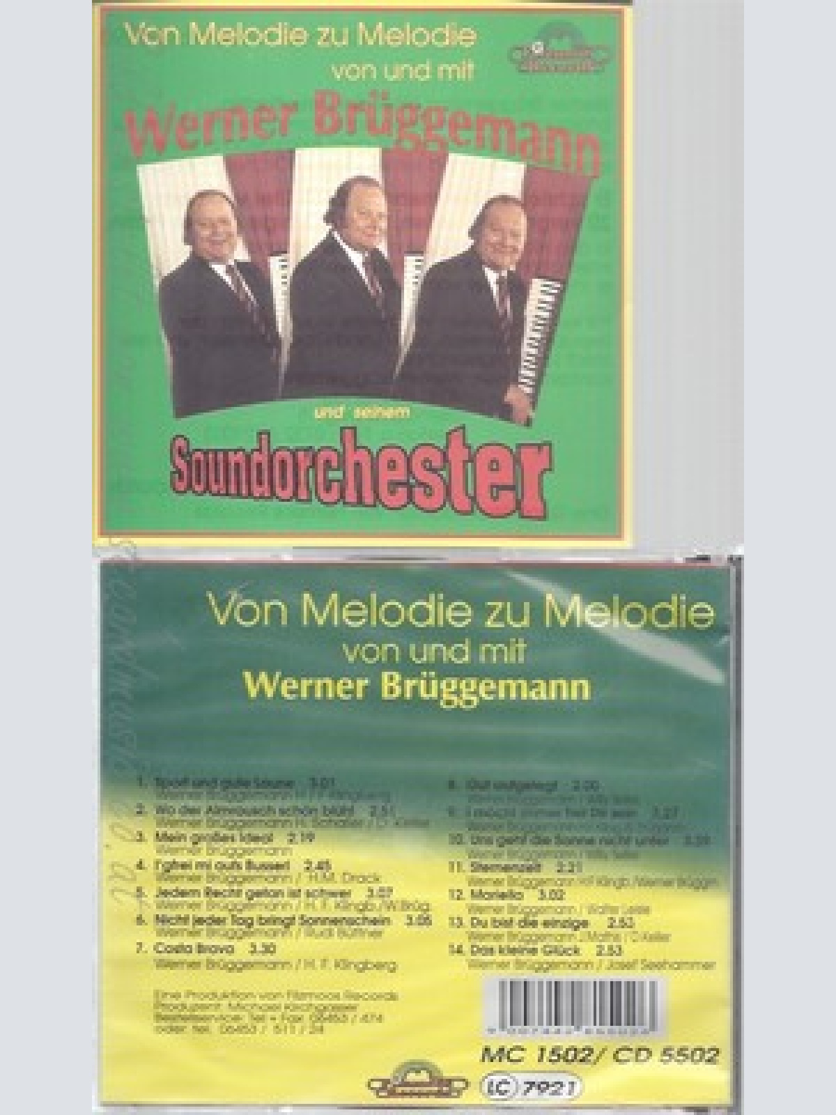 CD--MELODIE ZU MELODIE / WERNER BRUEGGEMANN --