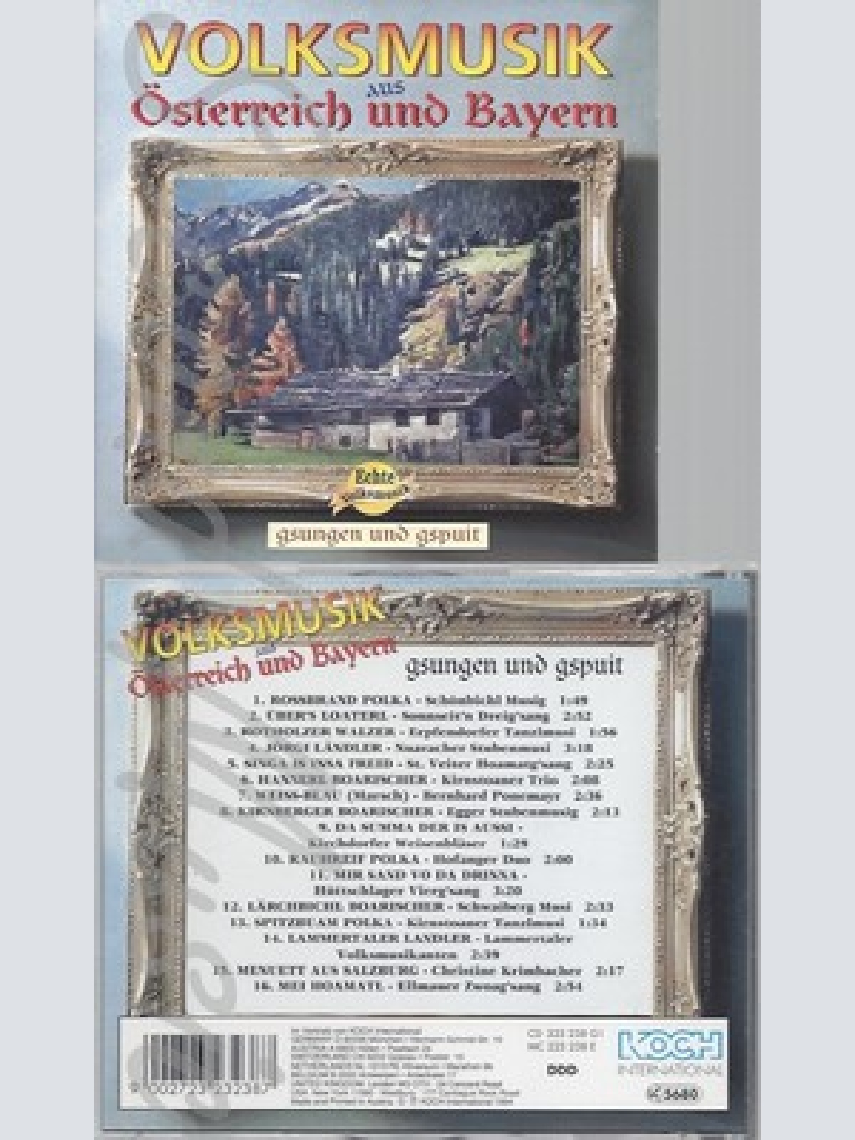 CD--VARIOUS -1994- -- VOLKSMUSIK A.OSTERR.U.BAYERN