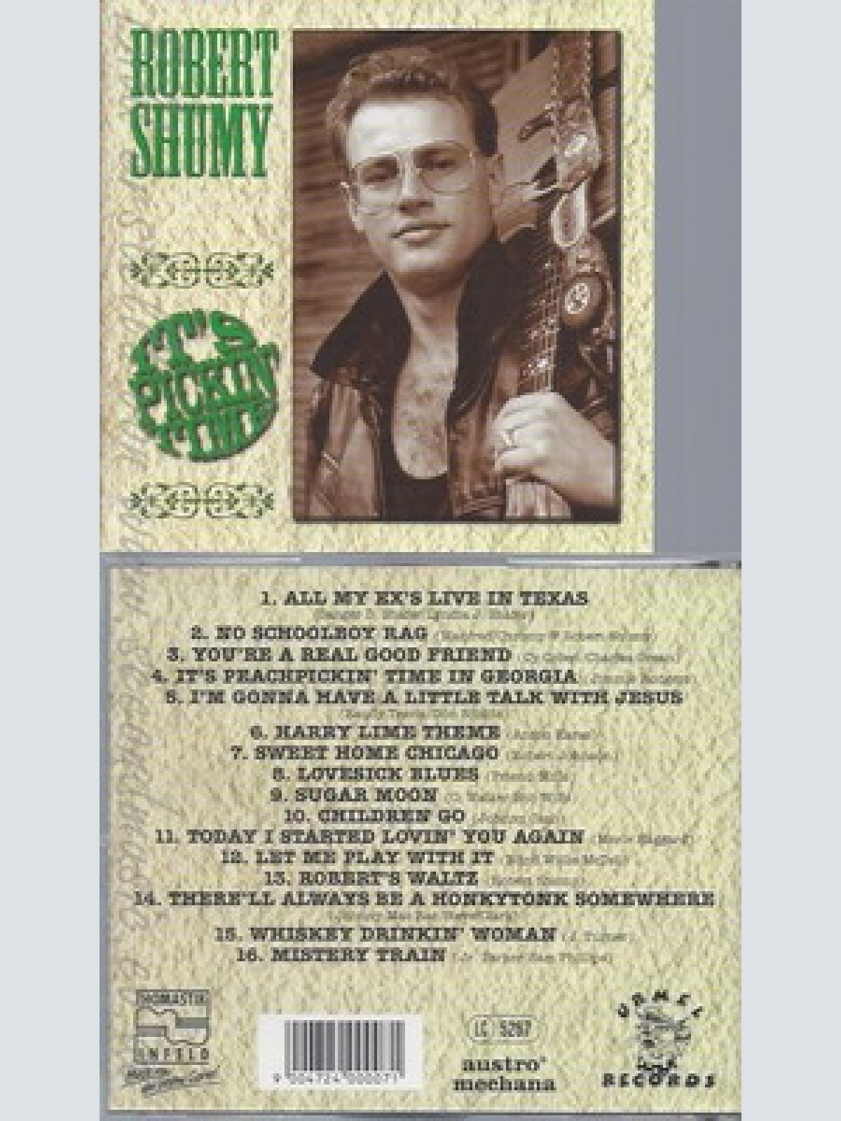 CD--ROBERT SHUMY - -- IT'S PICKIN' TIME