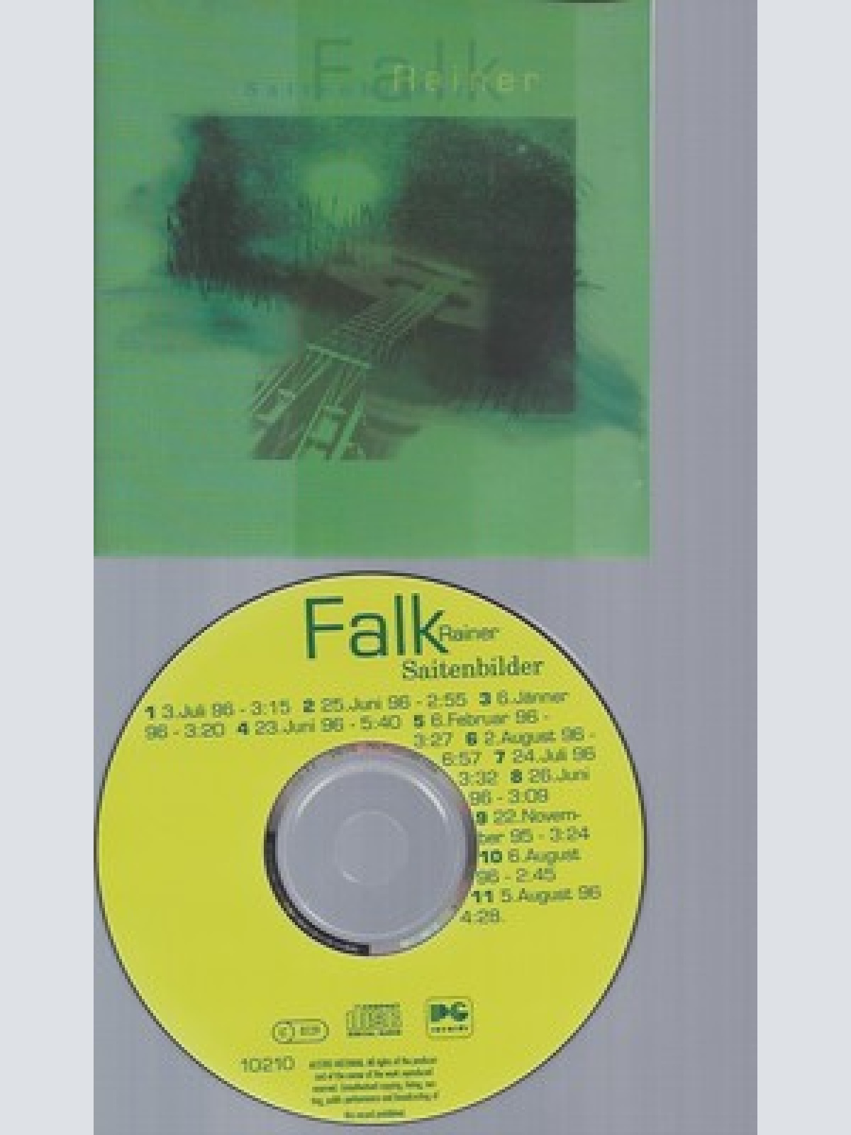 CD--RAINER FALK -1996- -- SAITENBILDER