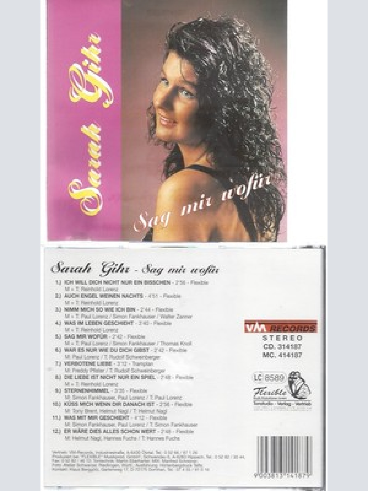 CD--SARAH GIHR--SAG MIR WOFUER