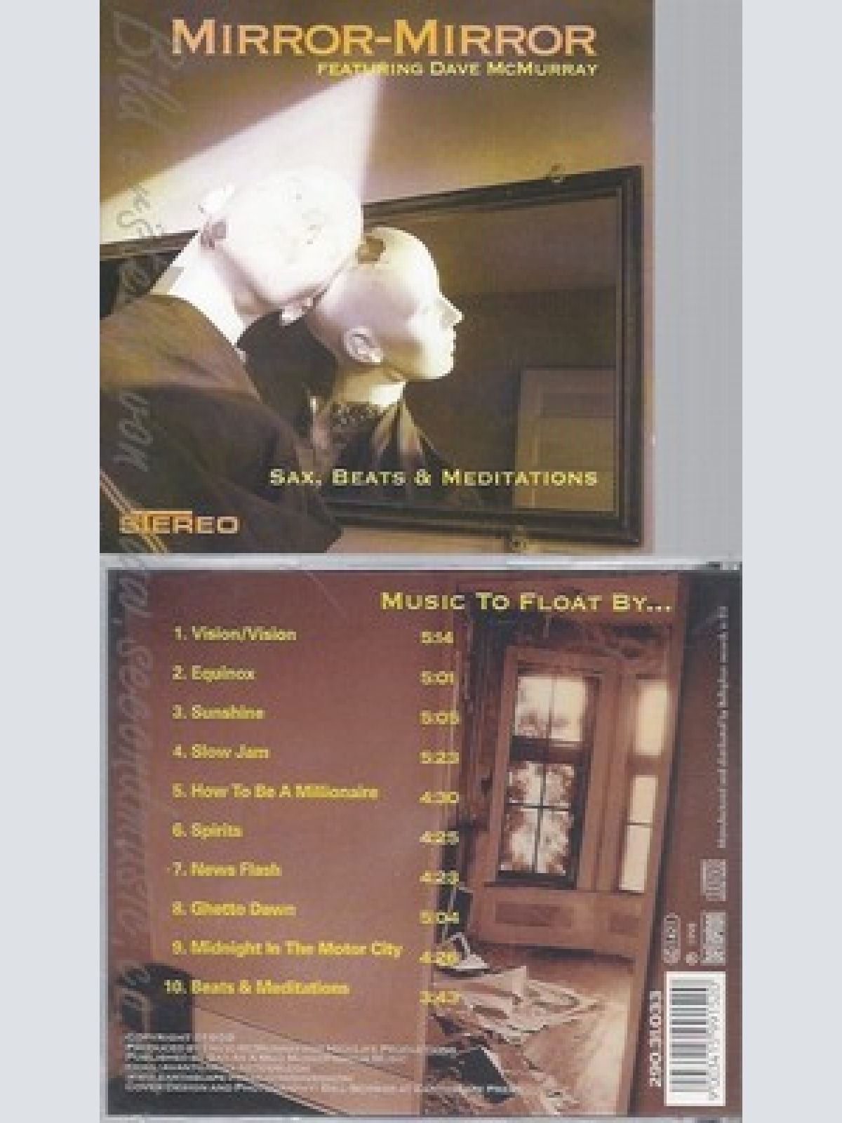 CD--MIRROR--1998--- SAX,BEATS & MEDITATIONS