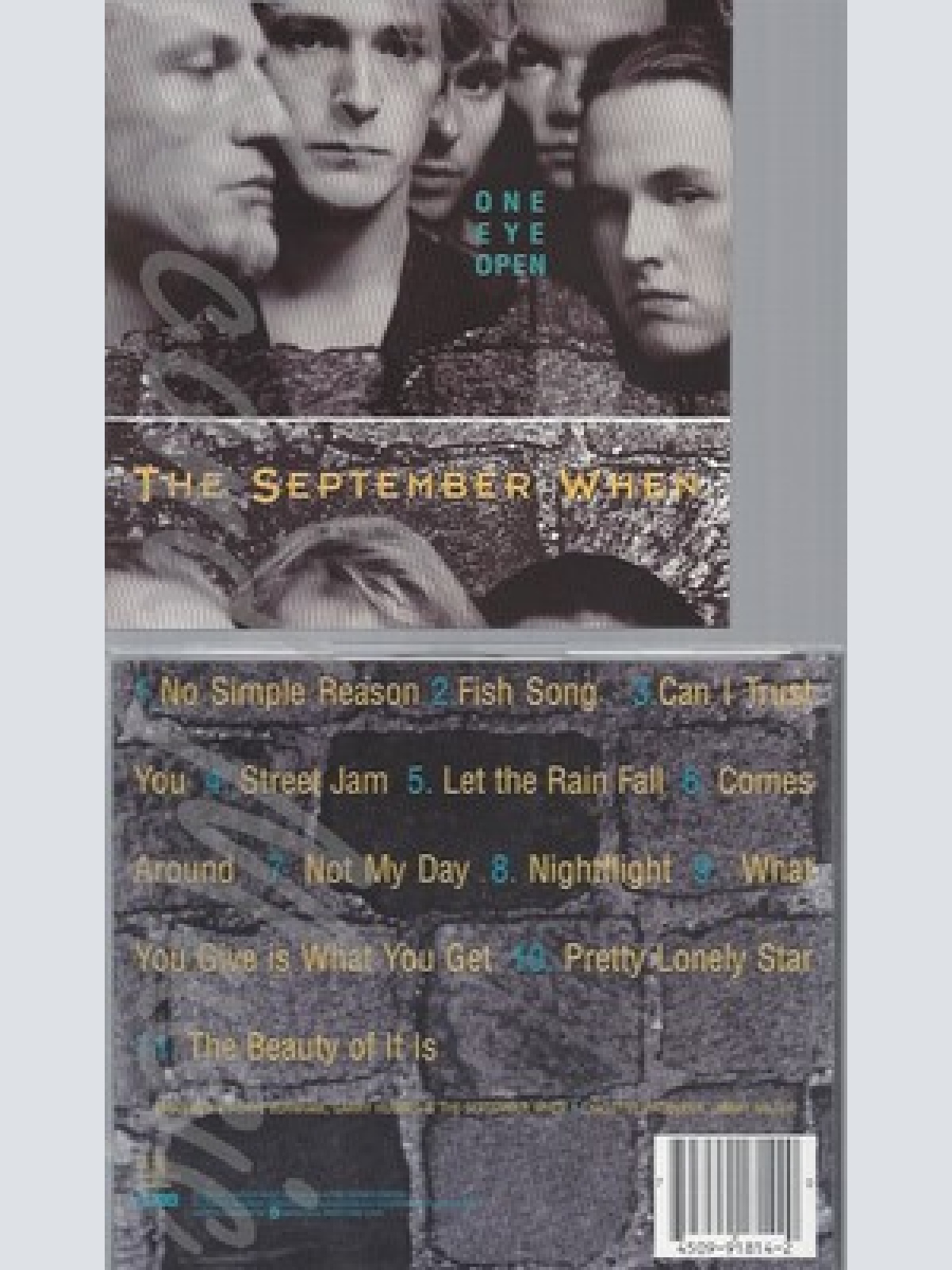 CD--THE SEPTEMBER WHEN -2007- - IMPORT -- ONE EYE OPEN