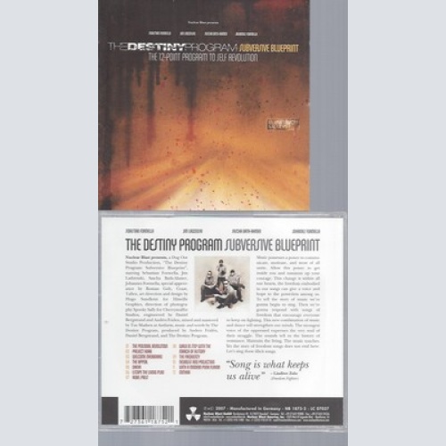 CD--THE DESTINY PROGRAM -2007- -- SUBVERSIVE BLUEPRINT