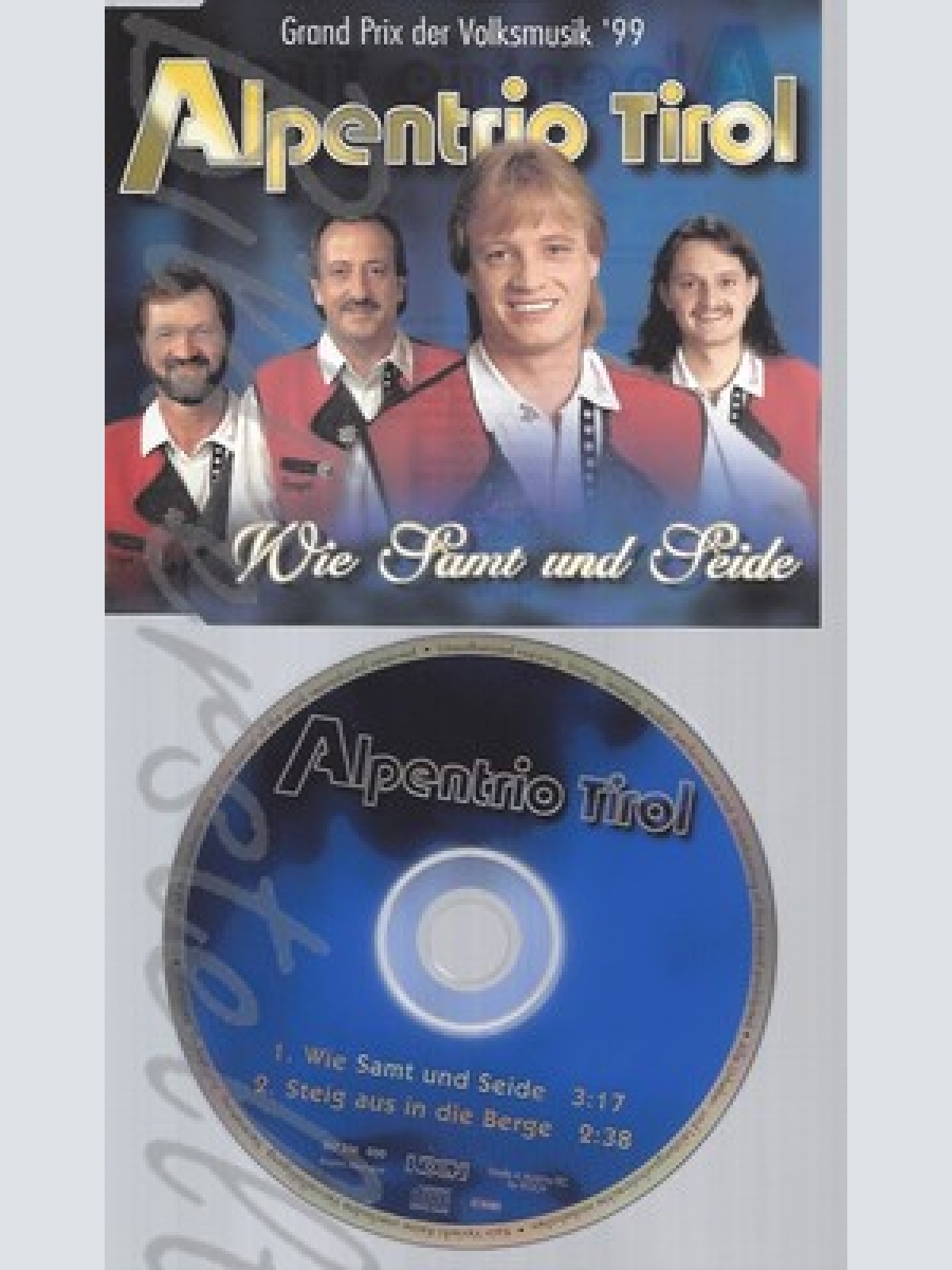 CD--ALPENTRIO TIROL -- --- WIE SAMT UND SEIDE