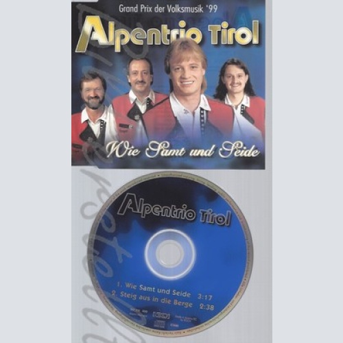 CD--ALPENTRIO TIROL -- --- WIE SAMT UND SEIDE