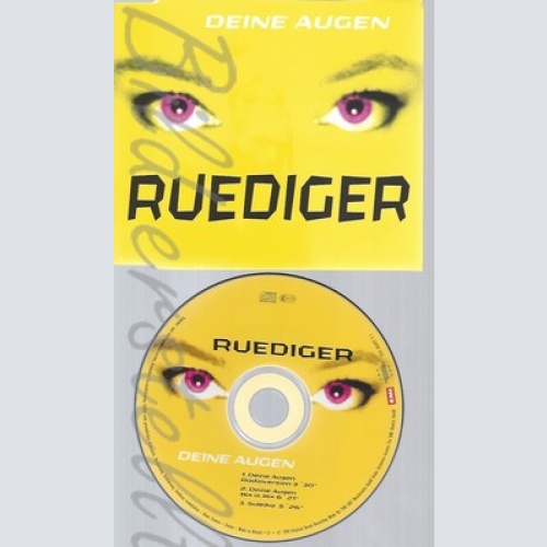 CD--RUEDIGER -- --- DEINE AUGEN