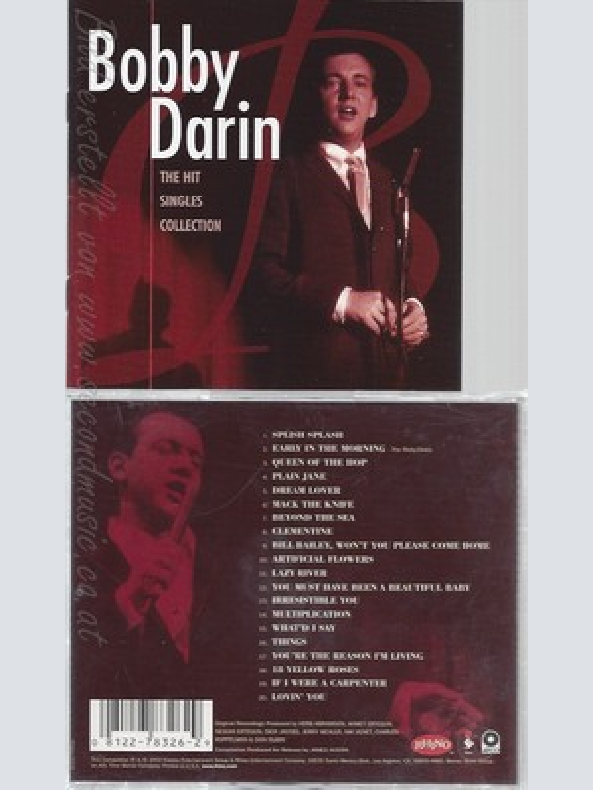 CD--BOBBY DARIN -- -- THE HIT SINGLES COLLECTION