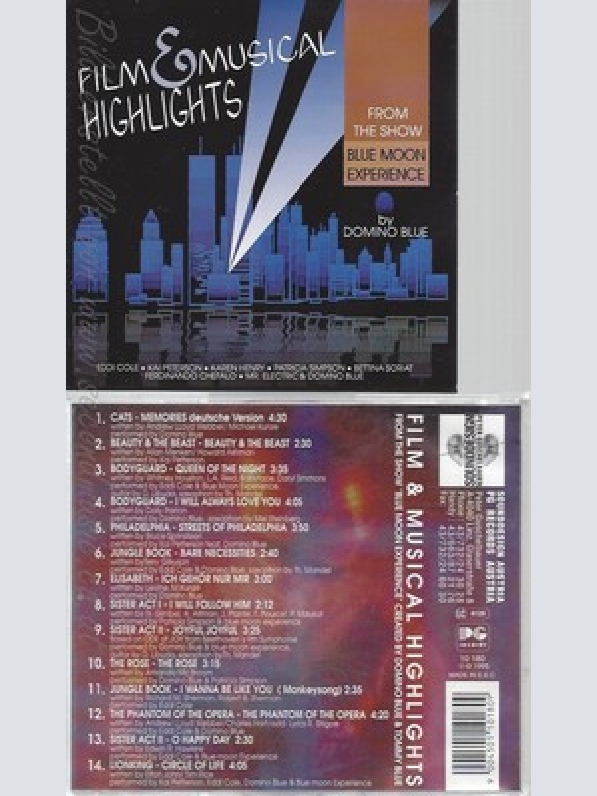 CD--DOMINO BLUE UND DOMINO BLUE & VARIOUS -- --- HIGHLIGHTS OF FILM & MUSICAL