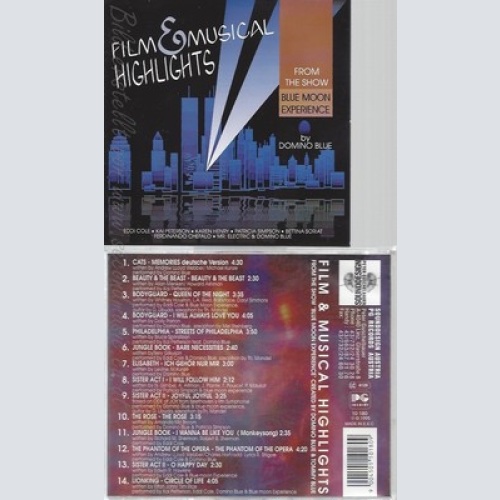 CD--DOMINO BLUE UND DOMINO BLUE & VARIOUS -- --- HIGHLIGHTS OF FILM & MUSICAL