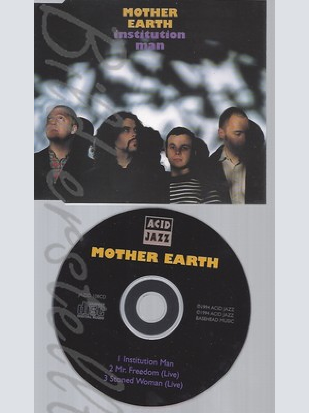 CD--MOTHER EARTH ----INSTITUTION MAN