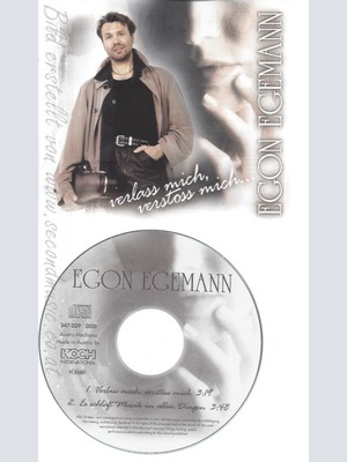 CD--EGON EGEMANN -- --- VERLASS MICH,VERSTOSS MICH