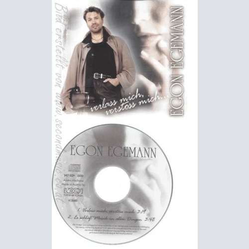 CD--EGON EGEMANN -- --- VERLASS MICH,VERSTOSS MICH