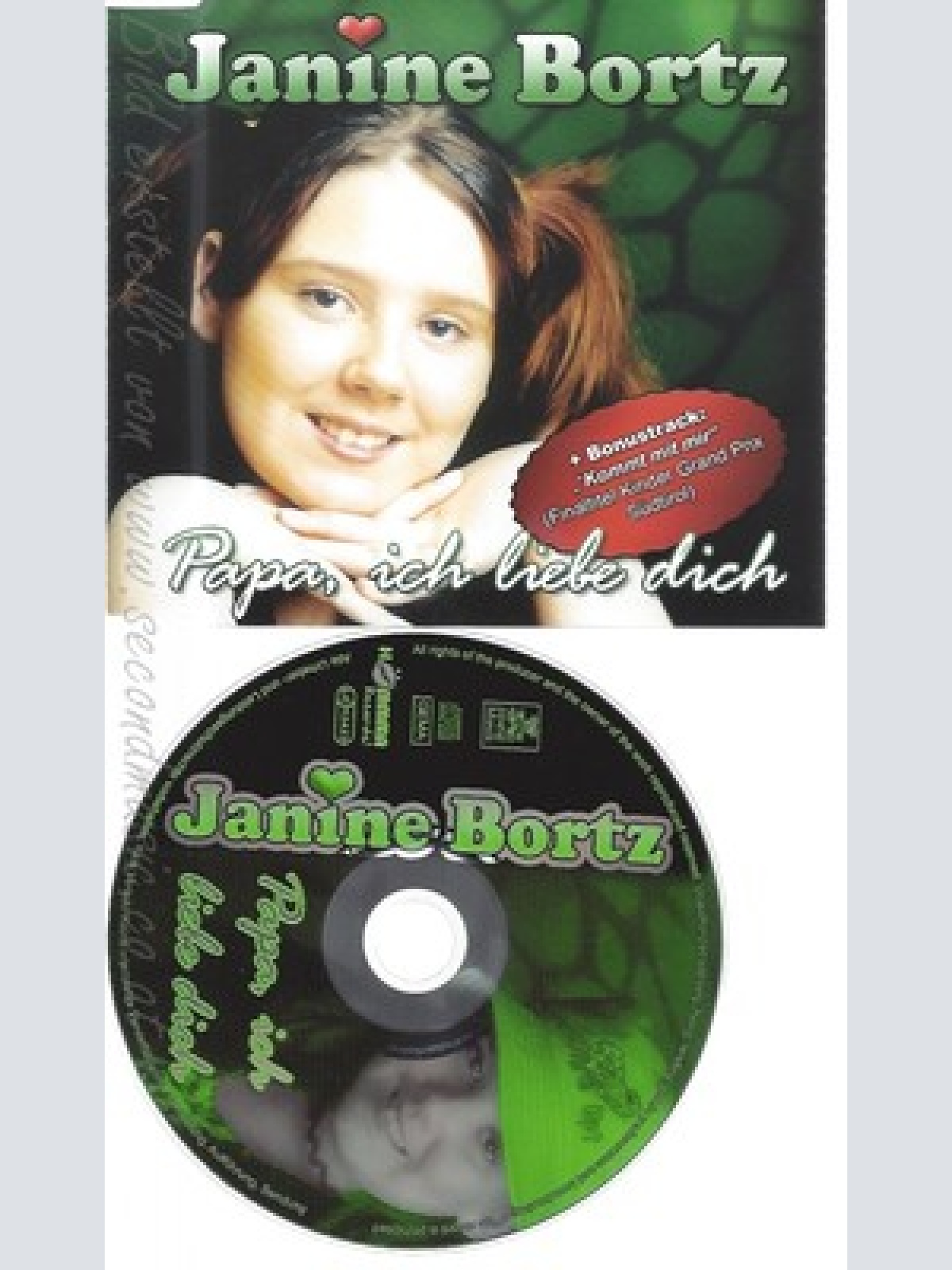 CD--JANINE BORTZ UND REINHARD GALLMETZER -- --- PAPA,ICH LIEBE DICH