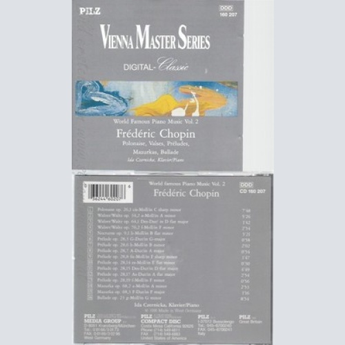 CD--IDA CZERNICKA UND FRYDERYK CHOPIN -- CHOPIN: POLONAISES, VALSES, PRELUDES, M