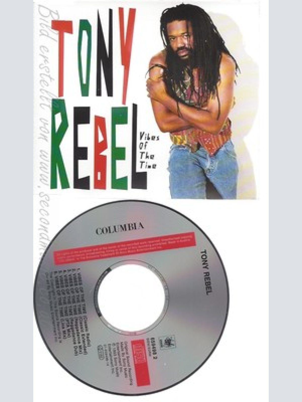 CD--TONY REBEL --- VIBES OF THE TIME