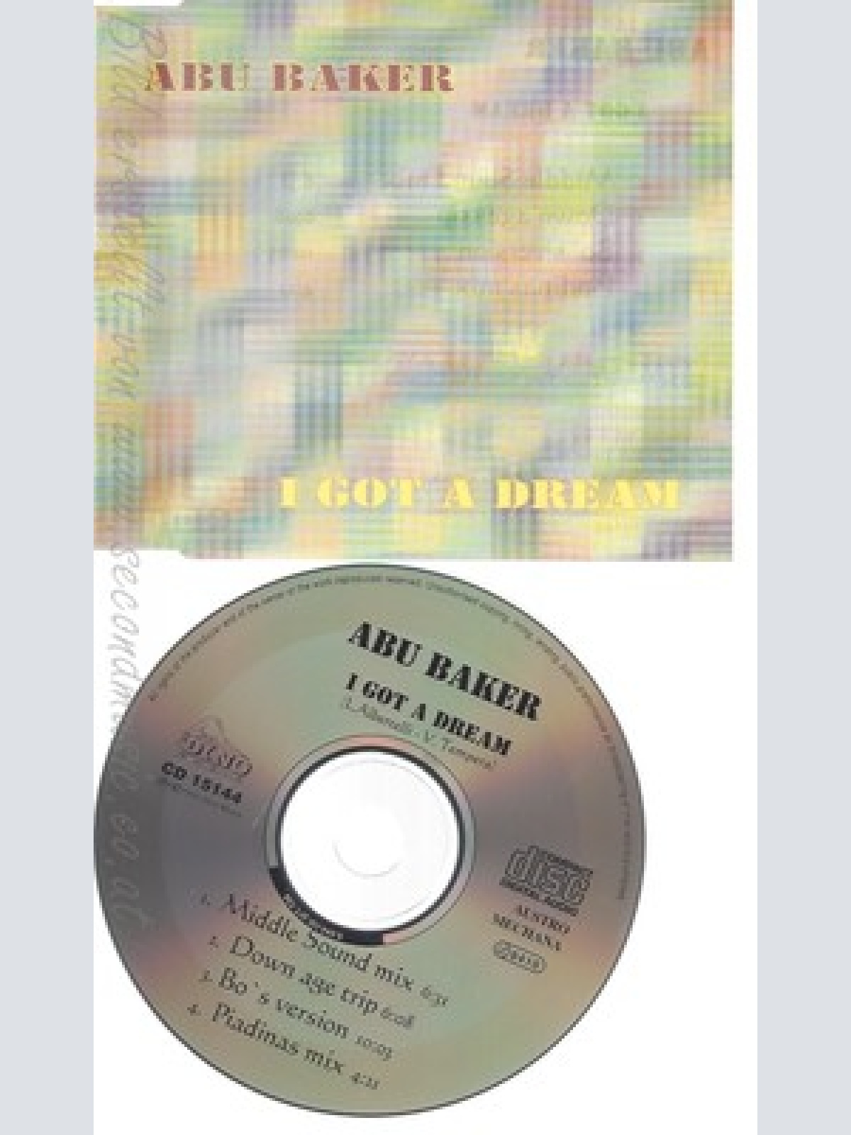 CD--ABU BAKER --- I GOT A DREAM