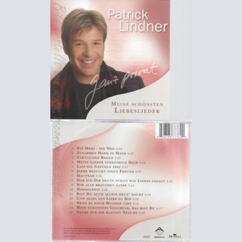 CD--PATRICK LINDNER -- -- GANZ PRIVAT