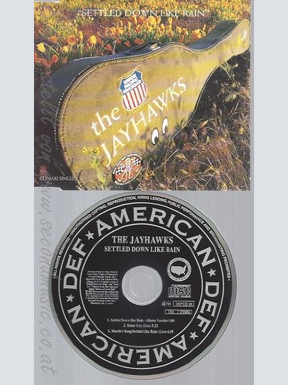 CD--JAYHAWKS - SINGLE -- SETTLED DOWN LIKE RAIN